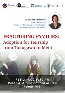 [Feb/2] Fracturing Families: Adoption for Heirship from Tokugawa to Meiji