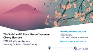 The Social and Political Lives of Japanese Cherry Blossoms