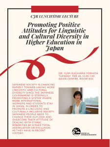 Promoting Positive Attitudes for Linguistic and Cultural Diversity in Higher Education in Japan