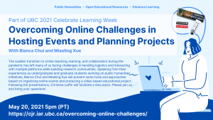 Overcoming Online Challenges in Hosting Events and Planning Projects